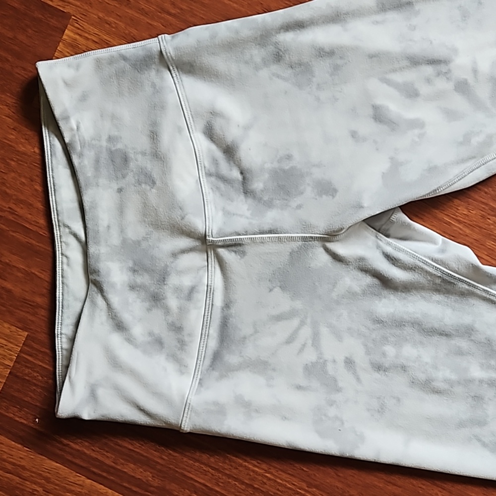 Mondetta Splash Pattern White Grey High-rise Full Length Performance Small